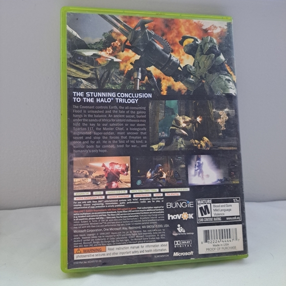 Halo 3 Xbox 360, 2007 Video Game with manual Untested - Picture 7 of 11